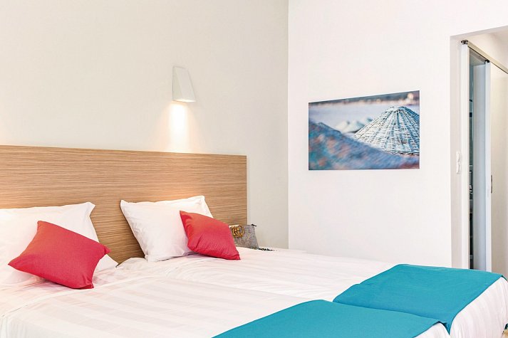 Nasos Hotel & Resort - Wohnbeispiel Doppelzimmer Gartenblick (Zimmercodierung DBG)