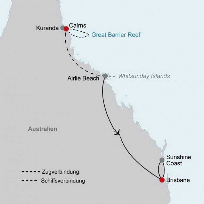 Highlights der Ostküste