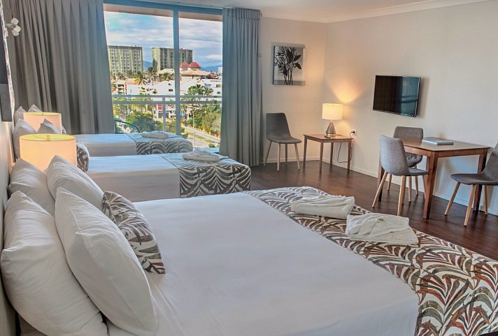 Cairns Plaza Hotel - Wohnbeispiel Studio Room (Zimmercodierung SB1)