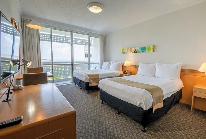 Cairns Harbourside Hotel - Wohnbeispiel Seaview Twin (Zimmercodierung UGM)