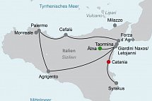 Tempel, reizvolle Landschaften und der Ätna (Premium-Variante)