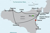 Tempel, reizvolle Landschaften und der Ätna (Premium-Variante)