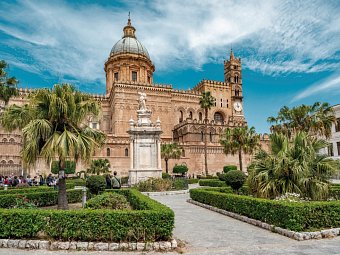 Tempel, reizvolle Landschaften und der Ätna (Standard-Variante) - Kathedrale in Palermo