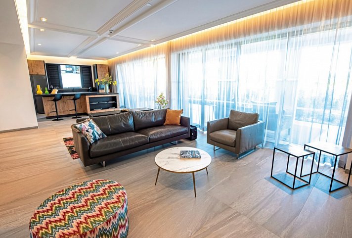 Blue Bay Curaçao Golf & Beach Resort - Wohnbeispiel Two Bedroom The Shore Beachfront Luxury Apartment (Zimmercodierung OB2)