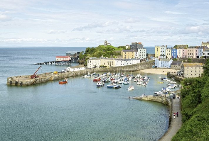 Faszinierendes Wales - Tenby Hafen