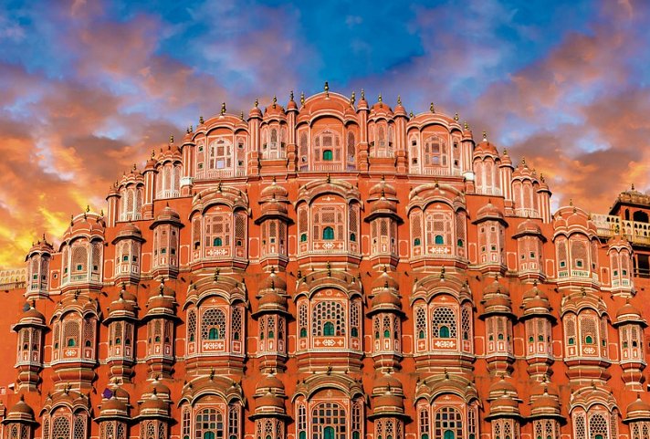 Höhepunkte Nordindiens - Jaipur, Palast der Winde