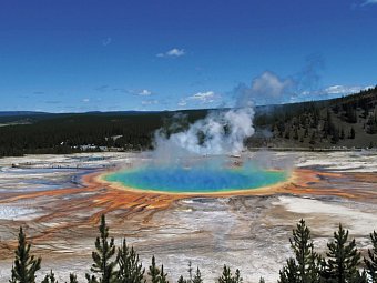 Land der Abenteurer - Geysir-Becken im Yellowstone-Nationalpark