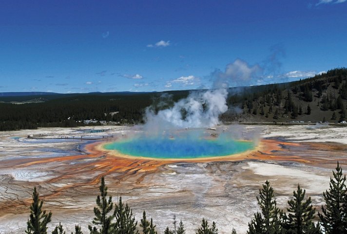Land der Abenteurer - Geysir-Becken im Yellowstone-Nationalpark
