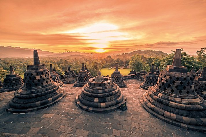 Klassische Höhepunkte Javas (Gruppenreise, ab/bis Südbali) - Borobudur