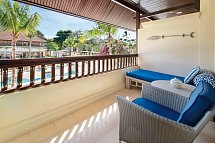 Novotel Bali Benoa - Beispiel Balkon Deluxe Pool View (Zimmercodierung UDP)