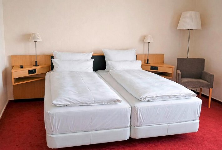 Hotel Dresden Neustadt - Wohnbeispiel Doppelzimmer Standard (Zimmercodierung DG1)