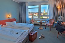 Hotel am Terrassenufer - Wohnbeispiel Doppelzimmer Standard (Zimmercodierung DG1)
