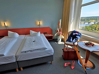Hotel am Terrassenufer - Wohnbeispiel Doppelzimmer Standard (Zimmercodierung DG1)