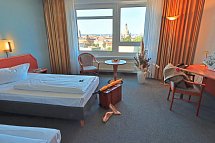 Hotel am Terrassenufer - Wohnbeispiel Doppelzimmer Komfort (Zimmercodierung DF1)