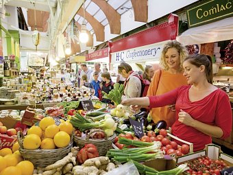 Entlang der Höhepunkte Irlands - English Market Cork