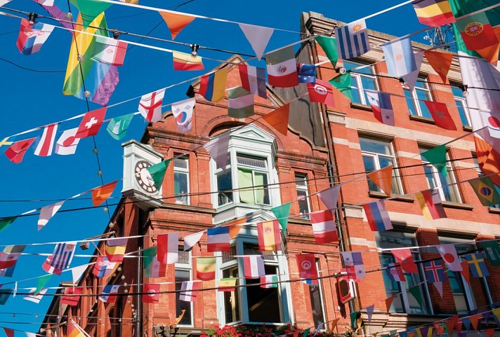 Irlands grüner Norden - Temple Bar Viertel, Dublin