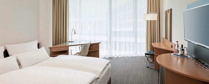 NH Düsseldorf City - Wohnbeispiel Doppelzimmer Standard (Zimmercodierung DG1)
