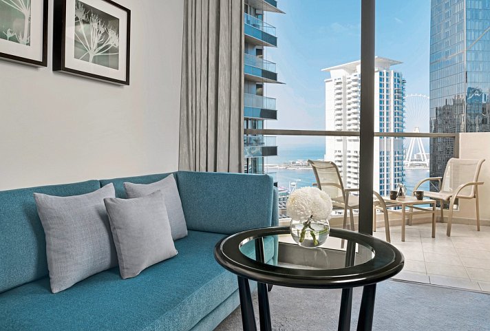 Mövenpick Hotel Jumeirah Beach - Wohnbeispiel Deluxe Partial Sea View