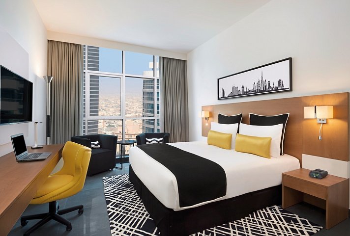 Tryp By Wyndham Dubai - Wohnbeispiel Tryp Room High Floor (Zimmercodierung DB2)