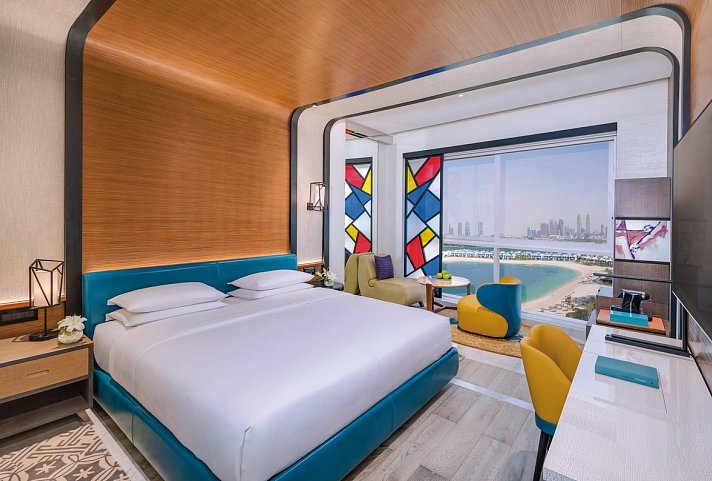 Andaz Dubai The Palm, by Hyatt - Wohnbeispiel Andaz Room Sea View (Zimmercodierung D1M)