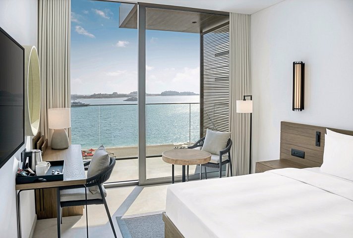 Radisson Beach Resort Palm Jumeirah - Wohnbeispiel Premium Room Sea View (Zimmercodierung DM1)