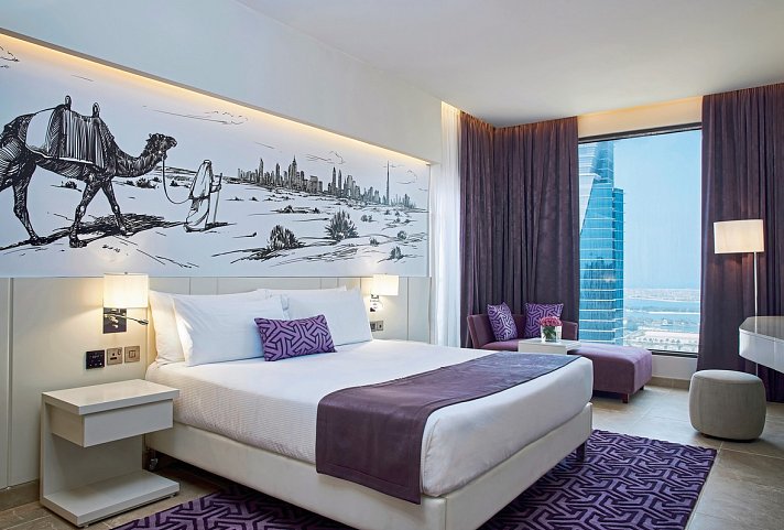 Mercure Dubai Barsha Heights - Wohnbeispiel One Bedroom Suites- City View (Zimmercodierung WB1)
