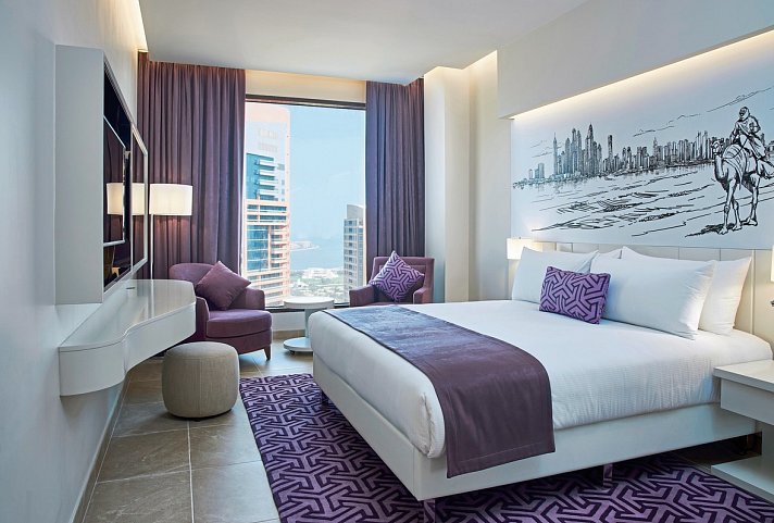 Mercure Dubai Barsha Heights - Wohnbeispiel One Bedroom Suites- City View (Zimmercodierung WB1)