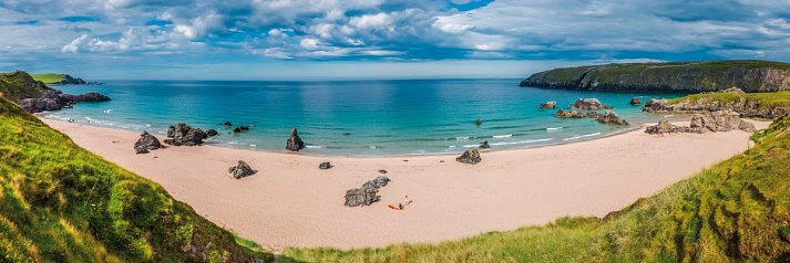 North Coast 500 - Schottlands Route 66 - Strand bei Durness, Schottland