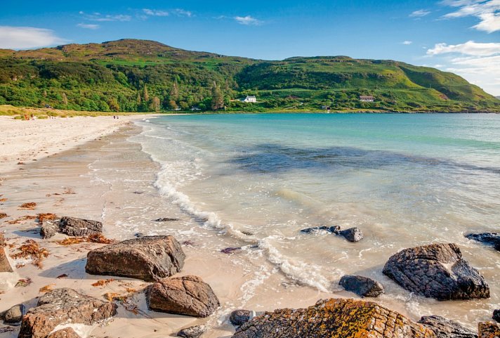 Bahnerlebnisreise Schottland - Calgary Bay, Isle of Mull