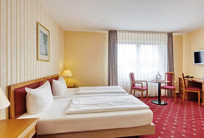 AKZENT Aktiv & Vital Hotel Thüringen - Wohnbeispiel Doppelzimmer Vital (Zimmercodierungen EF1 & DF1)