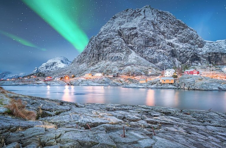 Harstad - Polarlicht und Eismeer