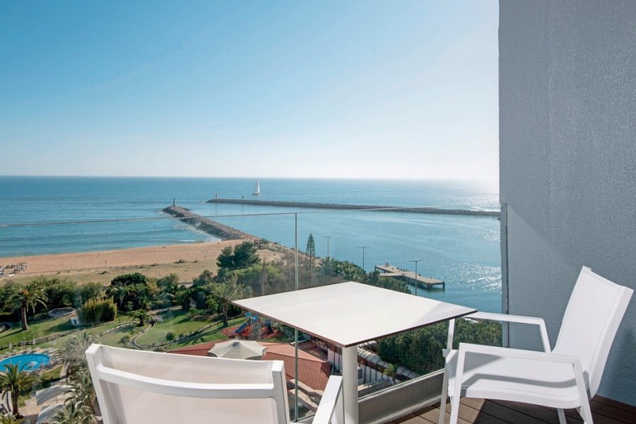Tivoli Marina Vilamoura - Beispiel Balkon Doppelzimmer Meerblick (Zimmercodierungen DDM & DSM)