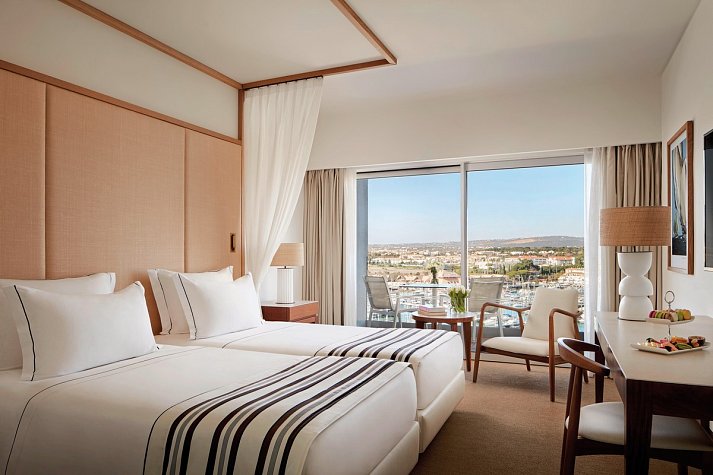 Tivoli Marina Vilamoura - Wohnbeispiel Doppelzimmer Premium Hafenblick (Zimmercodierungen DMH & UMH)