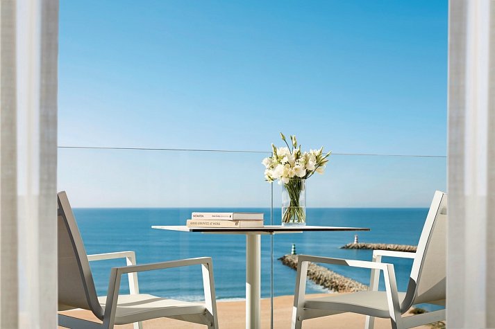 Tivoli Marina Vilamoura - Beispiel Balkon Doppelzimmer Premium Meerblick (Zimmercodierungen DMM & UMM)