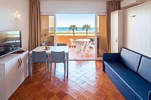 Meia Praia Lagos Beach Club Apartments - Wohnbeispiel Studio Meerblick (Zimmercodierung S1M)