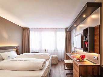 Hotel City Krone - Wohnbeispiel Doppelzimmer Standard (Zimmercodierung DG1)