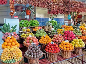 Rund um Madeira - Markt in Monte