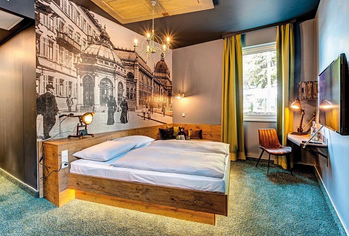 tinyTwice Hotel Wiesbaden - Wohnbeispiel (Zimmercodierung DB1)