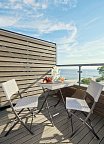 Marine Hotel by Zdrojowa - Wohnbeispiel Appartement Lux mit Terrasse (Zimmercodierung AD2)