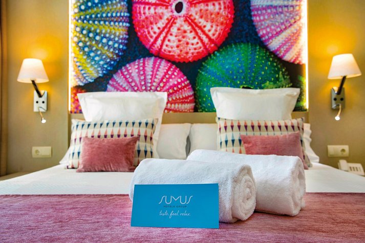 Sumus Hotel Stella & Spa - Wohnbeispiel Doppelzimmer Superior Poolblick (Zimmercodierung DSP)