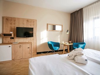 Rogner Bad Blumau - Wohnbeispiel Doppelzimmer Kunsthaus (Zimmercodierungen DB1 & EB1)