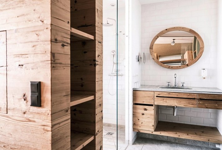 Falkensteiner Hotel Schladming - Beispiel Bad Doppelzimmer Superior (Zimmercodierung DS1)