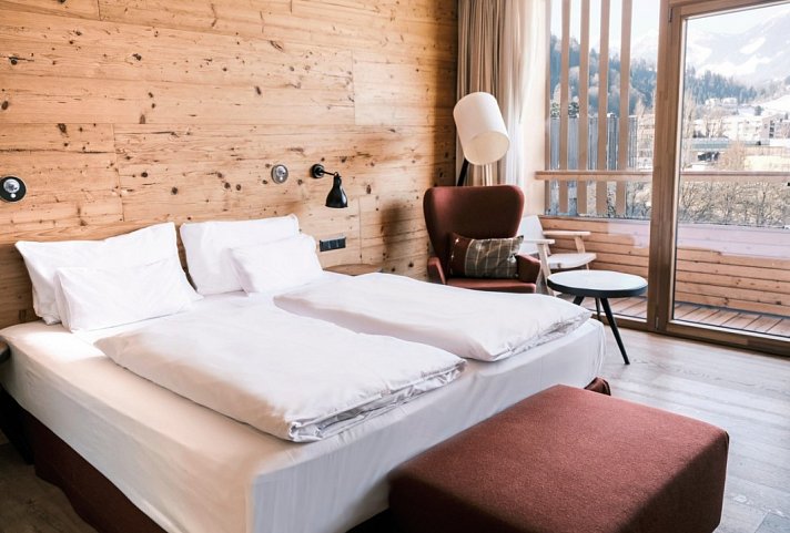 Falkensteiner Hotel Schladming - Wohnbeispiel Doppelzimmer Deluxe (Zimmercodierung DD1)