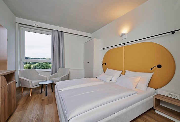 H2O Hotel-Therme-Resort - Wohnbeispiel Doppelzimmer zweiundmehrRaum (Zimmercodierungen DM1 & DM2)