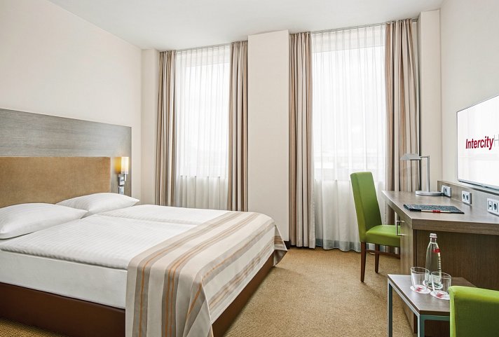 IntercityHotel Hannover - Wohnbeispiel Doppelzimmer (Zimmercodierungen DB1 & DC1)
