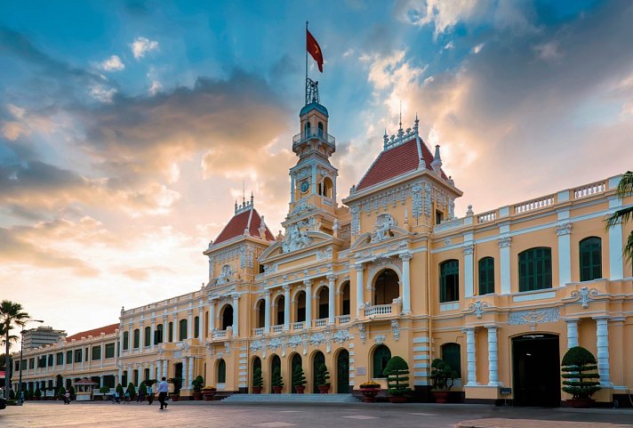 Vietnam Kaleidoskop (Privatreise) - Rathaus in Ho Chi Minh Stadt