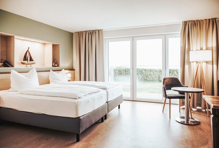 BEBIO - Hotel be natural - Wohnbeispiel Doppelzimmer Komfort (Zimmercodierung DF1)