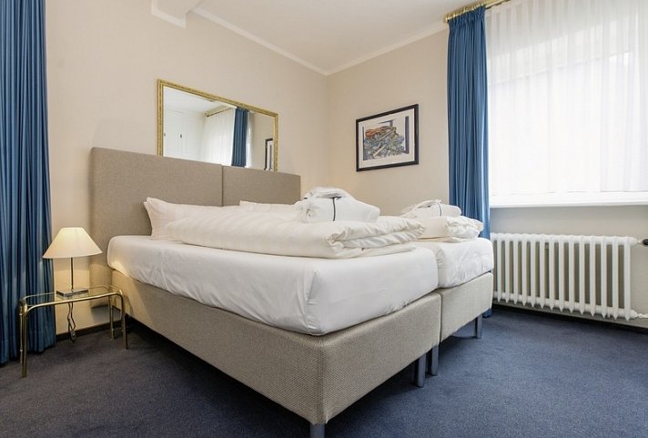 Hotel Sylter Blaumuschel - Wohnbeispiel Doppelzimmer (Zimmercodierung DB1)