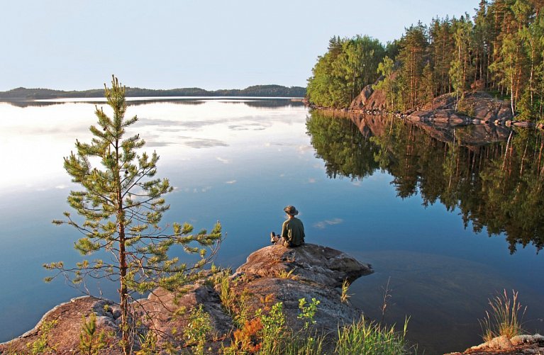 Finnlands Sommer am See