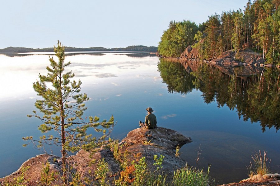 Finnlands Sommer am See - Saimaa See